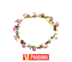 VINCHA DE FLORES CON LUZ (02999)