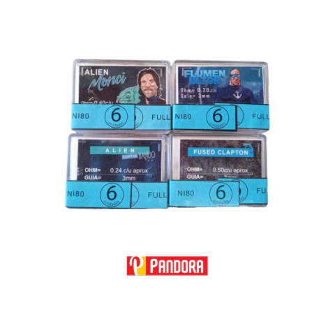 RESISTENCIA ARTESANAL NI 80 X6 CHINO VAPE (03451)