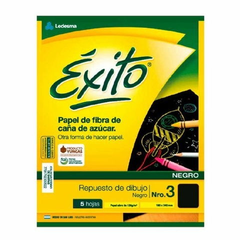 REPUESTO DIBUJO NEGRO N°3 EXITO (7791762000522)