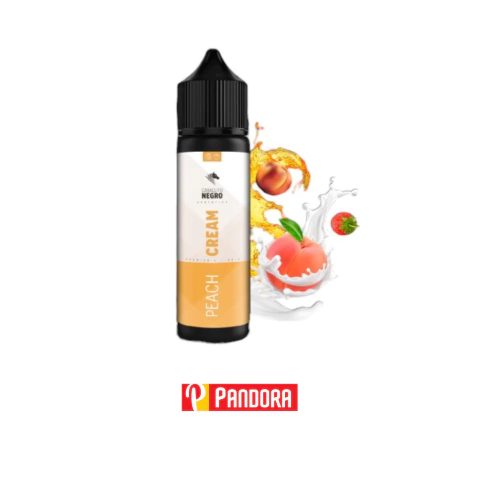 LIQUIDO CABALLITO NEGRO PEACH CREAM 120ML-0MG (01350)