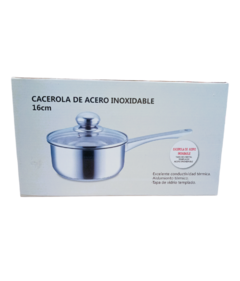 CACEROLA ACERO INOXIDABLE 16CM (6922901019827)
