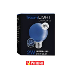 FOCO LED AZUL 2W TREFI (781159054914)