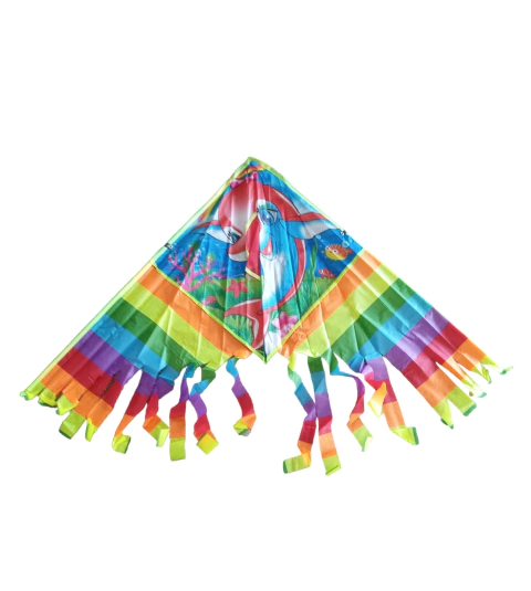 BARRILETE DELFIN MEDIANO CON FLECOS (03041)