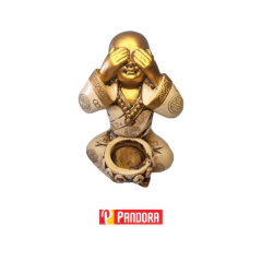 ADORNO BUDA PORTA VELA 15CM (03482)