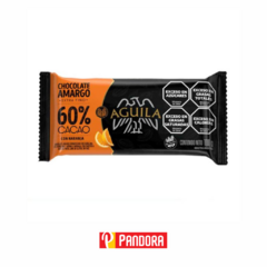 TABLETA AGUILA 60% CACAO CON NARANJA 100G (7790580143015)