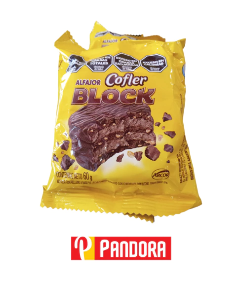 ALFAJOR COFLER BLOCK 60G (7790040659605)