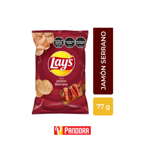 PAPAS FRITAS LAYS JAMON SERRANO 77G (7790310985434)