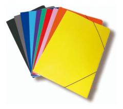CARPETA 3 SOLAPAS CON ELASTICO OFICIO PRESPAN (03697)
