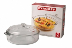 CACEROLA DE VIDRIO CON TAPA PYROREY GRANDE (078917973502)