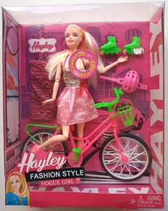 MUÑECA HAYLEY CON BICICLETA Y ACCESORIOS (6969015591559) - comprar online