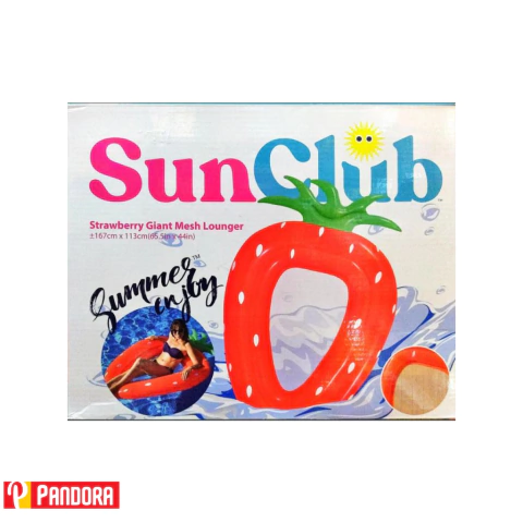 INFLABLE FRUTILLA 167X113CM SUNCLUB COD:32001 (6920388663854)