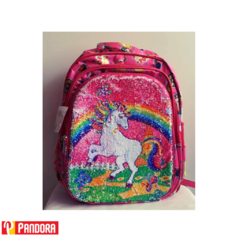 MOCHILA UNICORNIO LENTEJUELAS ART:450 (6900260204504)