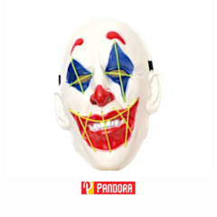 MASCARA PAYASO TERROR CON LUZ A PILA X1 (6940166015361)