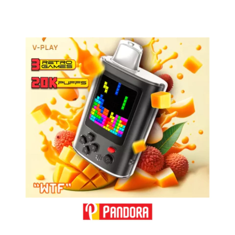 VAPE DESCARTABLE V-PLAY RETRO GAMES WTF 20.000PUFF (6974331906550)