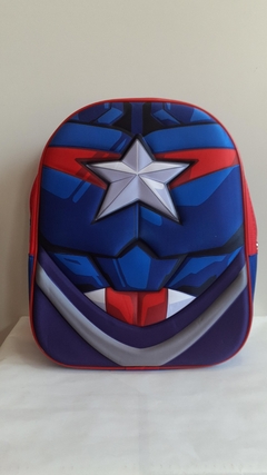 MOCHILA CAPITAN AMERICA 12P ESP 1 CIERRE (15110)