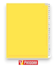 INDICE A4 A-Z (03737)