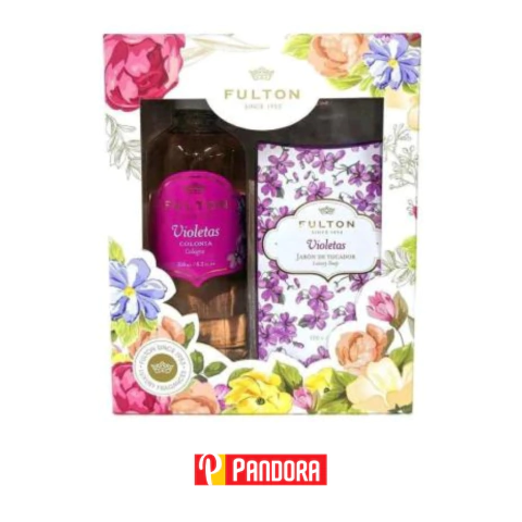 SET FULTON COLONIA +JABON VIOLETAS (7790626000296)
