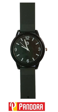 RELOJ DE PULSERA GRANDE REDONDO MALLA SILICONA DQ1969-5 (6902022019692)