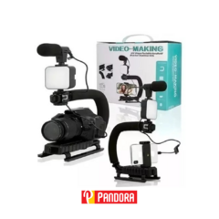 ESTABILIZADOR PARA CELULAR Y CAMARA CON LZ Y MICROFONO (6952023499108)