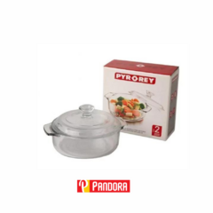 CACEROLA DE VIDRIO CON TAPA PYROREY CHICA (078917973526)