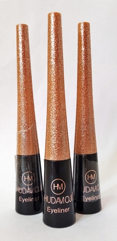 DELINEADOR LIQUIDO CON TAPA DORADA HUDAMOJI (10531)