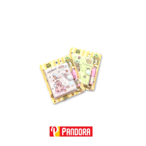 ANOTADOR + LAPICERA DE CAPYBARA (6936236009125)