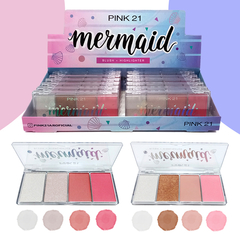 RUBOR+ILUMINADOR MERMAID PINK 21 (7346832438011)