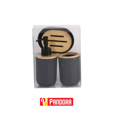 SET DE BAÑO X4 PIEZAS BENABI (2000200435037)