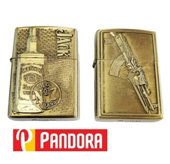 ENCENDEDOR BENCINA DORADO CON GRABADO (03168) - comprar online