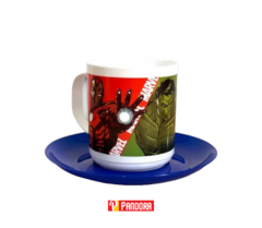 TAZA CON PLATO AVENGERS (0092626529140)