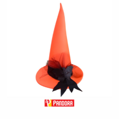 SOMBRERO DE BRUJA CON APLIQUE (33601600)