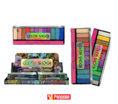 PALETA DE SOMBRAS X12 PINK21 COLOR SHOCK (6952938455169)