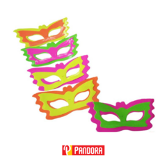 ANTIFAZ MARIPOSA DOBLE FLUO X1 (03789)
