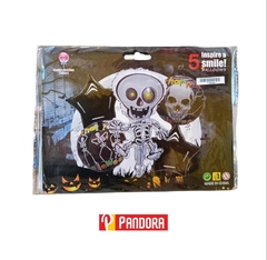 SET DE GLOBOS ESQUELETO X5 HALL0WEEN (04040)