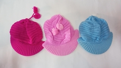GORRITO DE LANA CON VISERA BEBE (02038)
