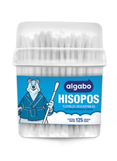 HISOPOS FLEXIBLES 125PCS ALGABO (7791274199660)