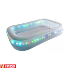 PILETA LED LIGHT INFLABLE 200X150 JILONG COD:57017 (6920388633130) - comprar online