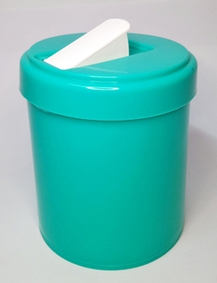 VERTEDOR CILINDRICO BAJO VERDE (02512)