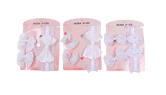 SET VINCHA BEBE MOÑO BLANCO TPVAF-032 (7350324849636)