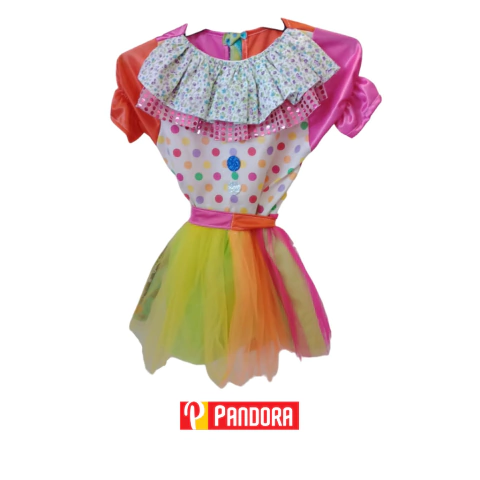 DISFRAZ PAYASA INFANTIL VESTIDO C/TUTU CROSTI (109760)