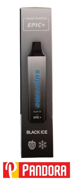 VAPER DESCARTABLE SUPREME 7000 PUFFS BLACK ICE (656874256052)