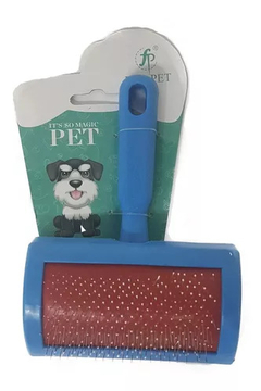 CEPILLO PARA MASCOTA FOR PET GRANDE CELESTE (01058)