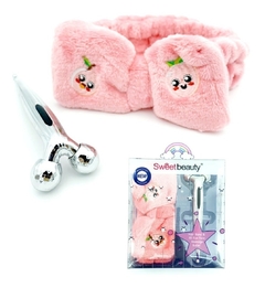KIT MASAJEADOR FACIAL + VINCHA SWEET BEAUTIS (6926641060088)