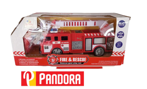 BOMBERO C/CONTROL REMOTO, LUZ Y SONIDO (2580996470707)