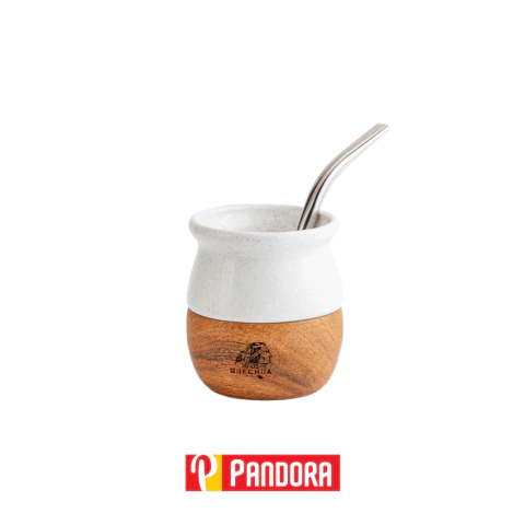 MATE DE MADERA Y CERAMICA MATE MATE (7798215285277)