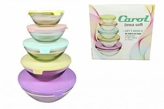KIT 5 BOLS CAROL VIDRIO (7792281030311)