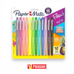 BOLIGRAFOS FELTTIP TROPICAL X12 PAPER MATE COD:1928605 (041540008231)