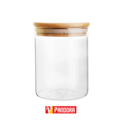 FRASCO DE VIDRIO C/T BAMBU 10CM 685ML ECHOU (6982556123041)