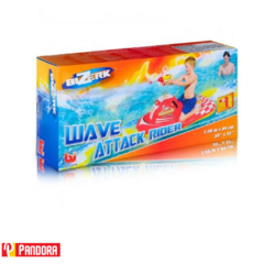 INFLABLE MOTO + PISTOLA LANZA AGUA BIZERK #41071 (6942138940152)