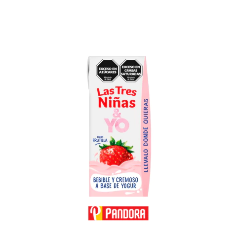 YOGUR BEBIBLE LAS TRES NIÑAS SABOR FRUTILLA 190G (7798338291520)
